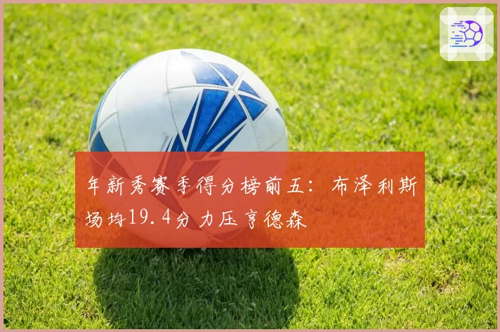 年新秀赛季得分榜前五:布泽利斯场均19.4分力压亨德森